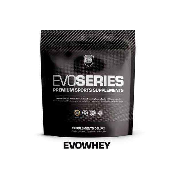 bolsa zip de producto evowhey protein de la marca hsn